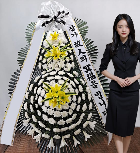 수원시연화장 장례식장 특대형 화환